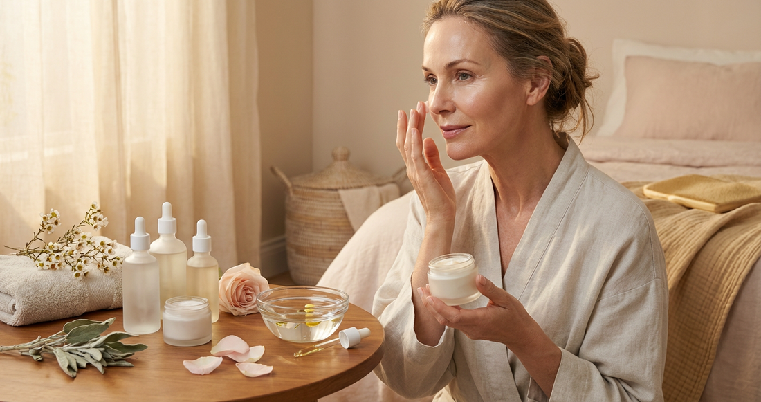 Nighttime Skincare Tutorial to Repair Spring Skin Over 50