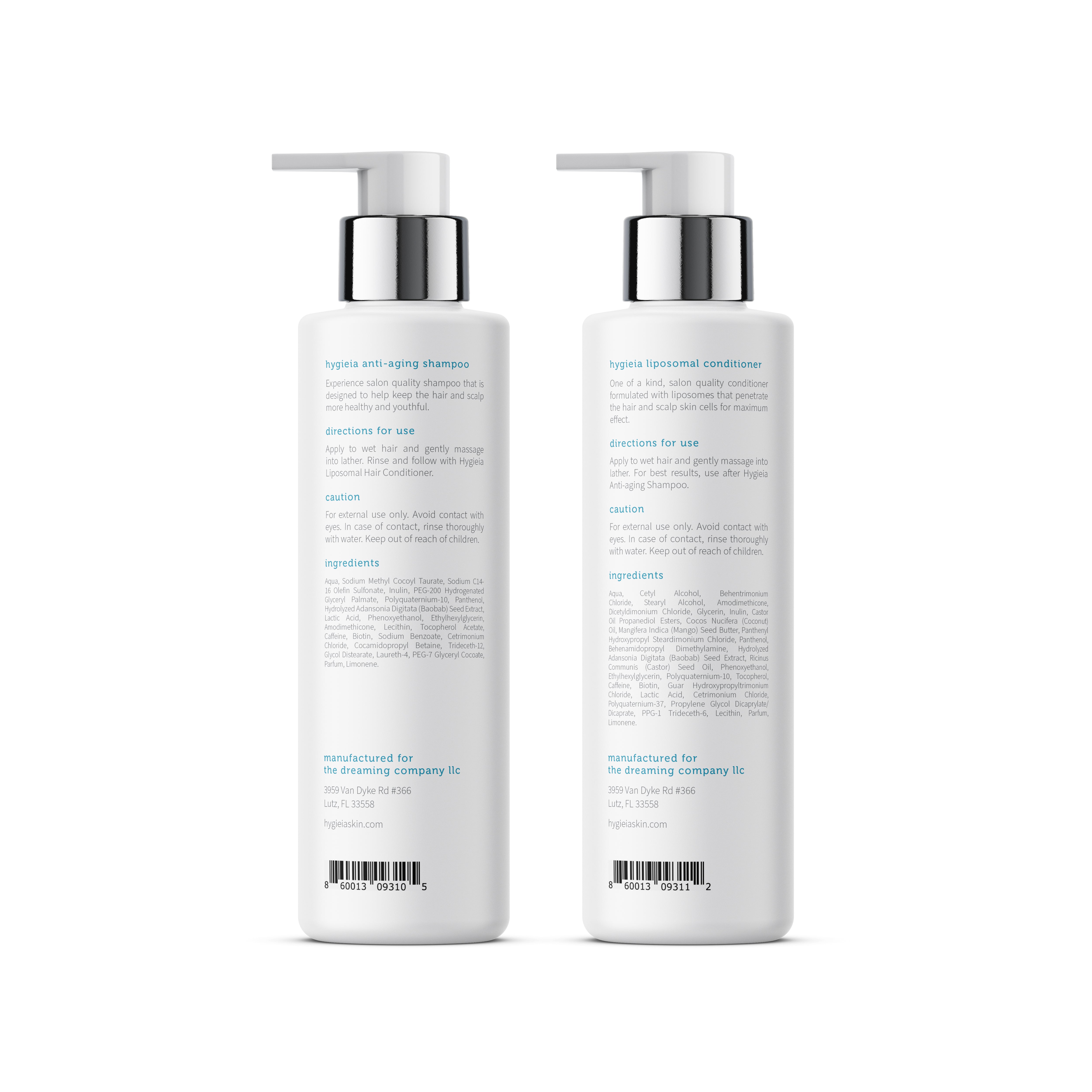 Hygieia Biotin Shampoo & Liposomal Conditioner Set